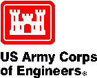 U.S. Army Corps Engineers Communications Mark - Red and Black