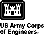U.S. Army Corps Engineers Communications Mark - Black and White