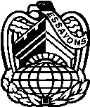 Essayons Unit Crest - Black and White